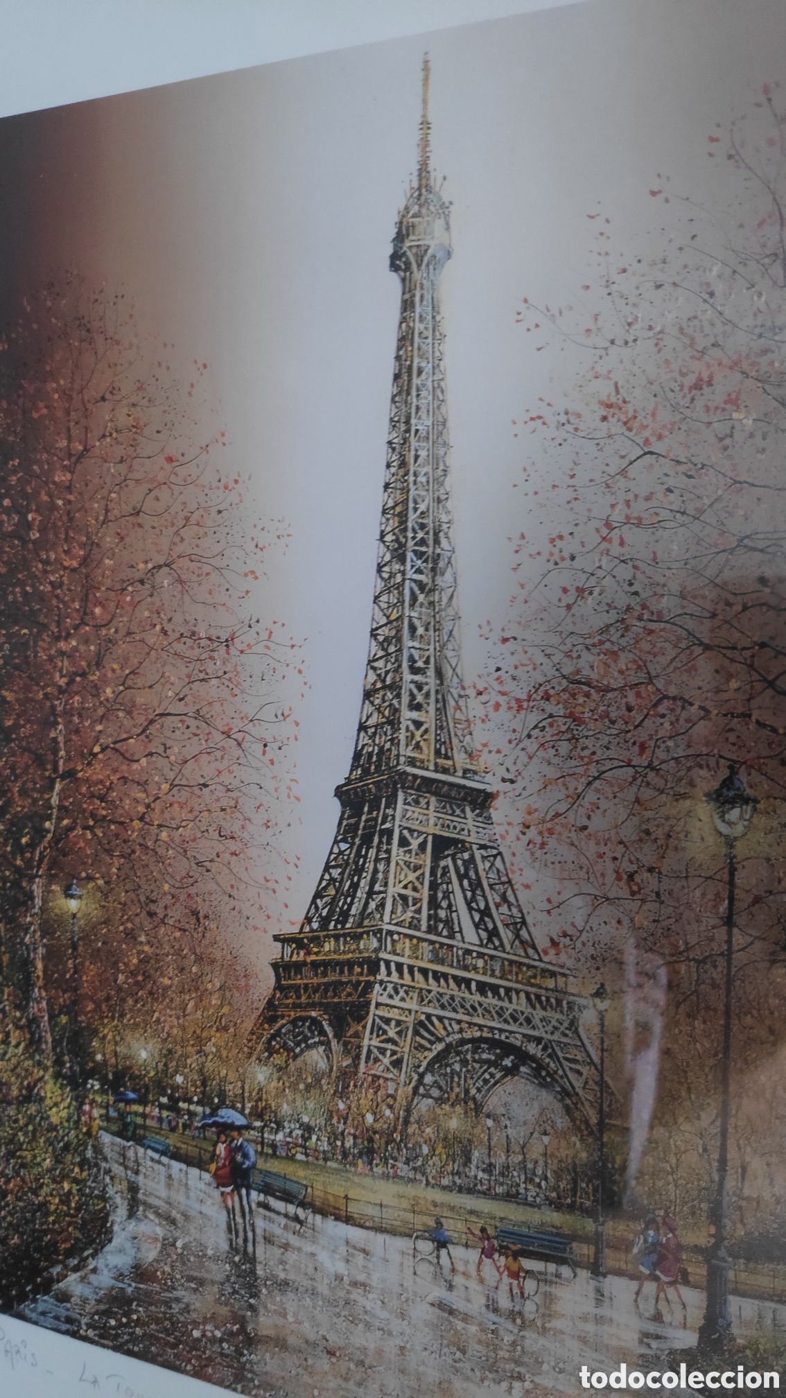 Segunda mano: Cuadro Paris La Torre Eiffel de Guy Dessapt - Foto 4