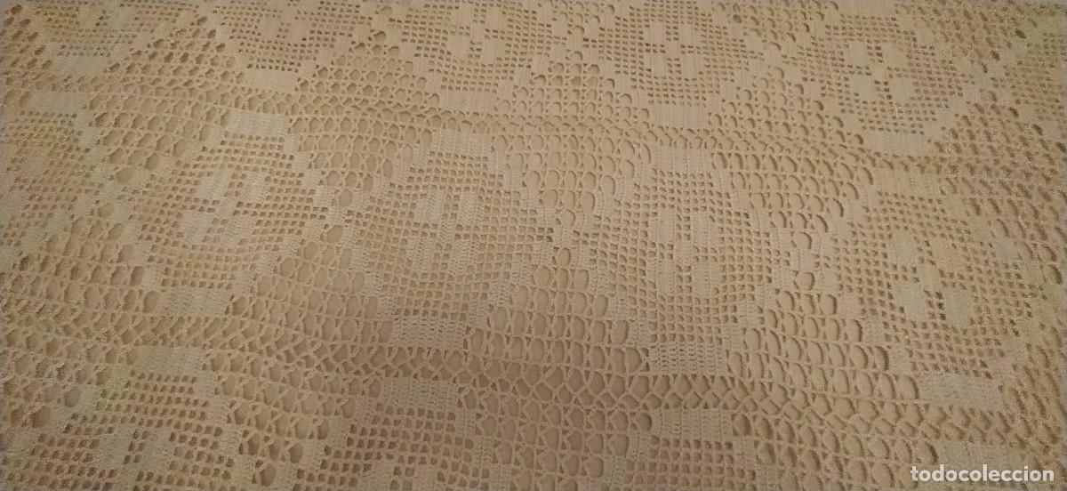 Segunda mano: Colcha de croche y cortina - Foto 4