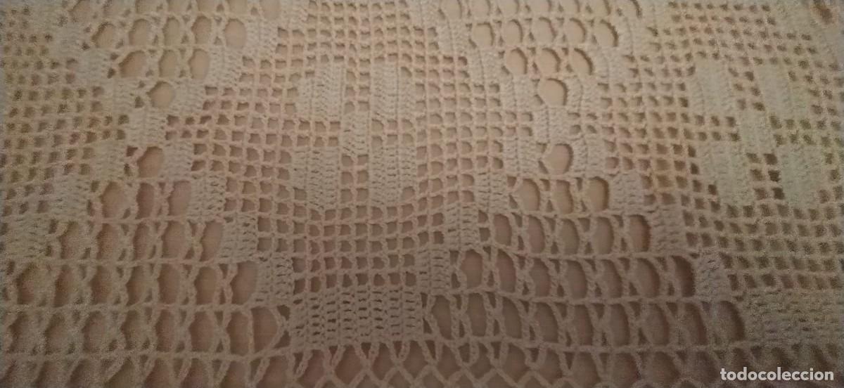 Segunda mano: Colcha de croche y cortina - Foto 5