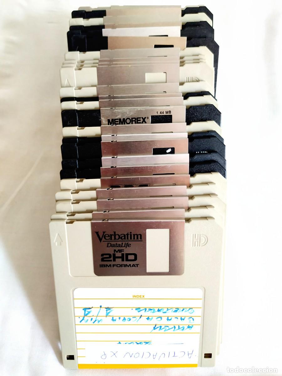Segunda Mano: LOTE DE 25 DISKETTES 3.5 PULGADAS - USADOS - RECOMPROBADOS UNO A UNO