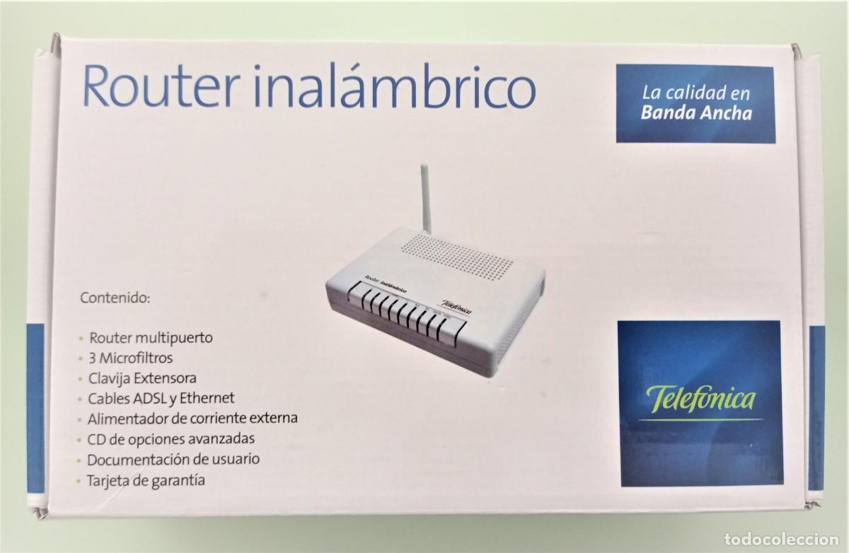 router wifi inalámbrico de telefónica. con caja - Compra venta en  todocoleccion