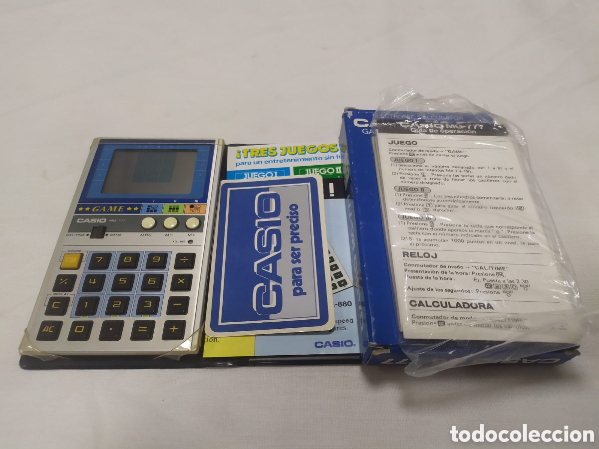 Segunda mano: Calculadora Casio MG-777 con juegos - Foto 3
