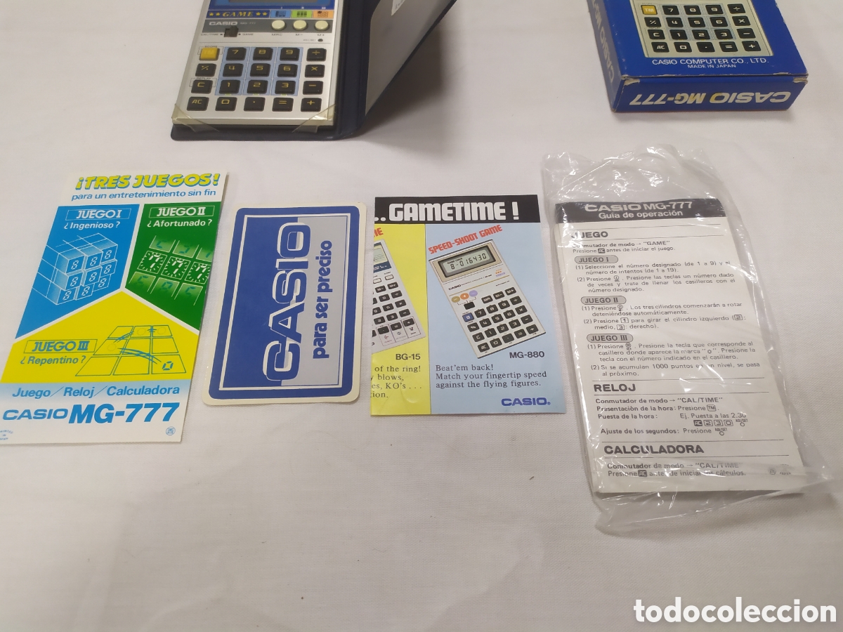 Segunda mano: Calculadora Casio MG-777 con juegos - Foto 4