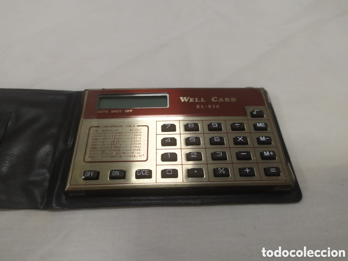 Segunda mano: Peque&ntilde;a calculadora de bolsillo - Foto 1