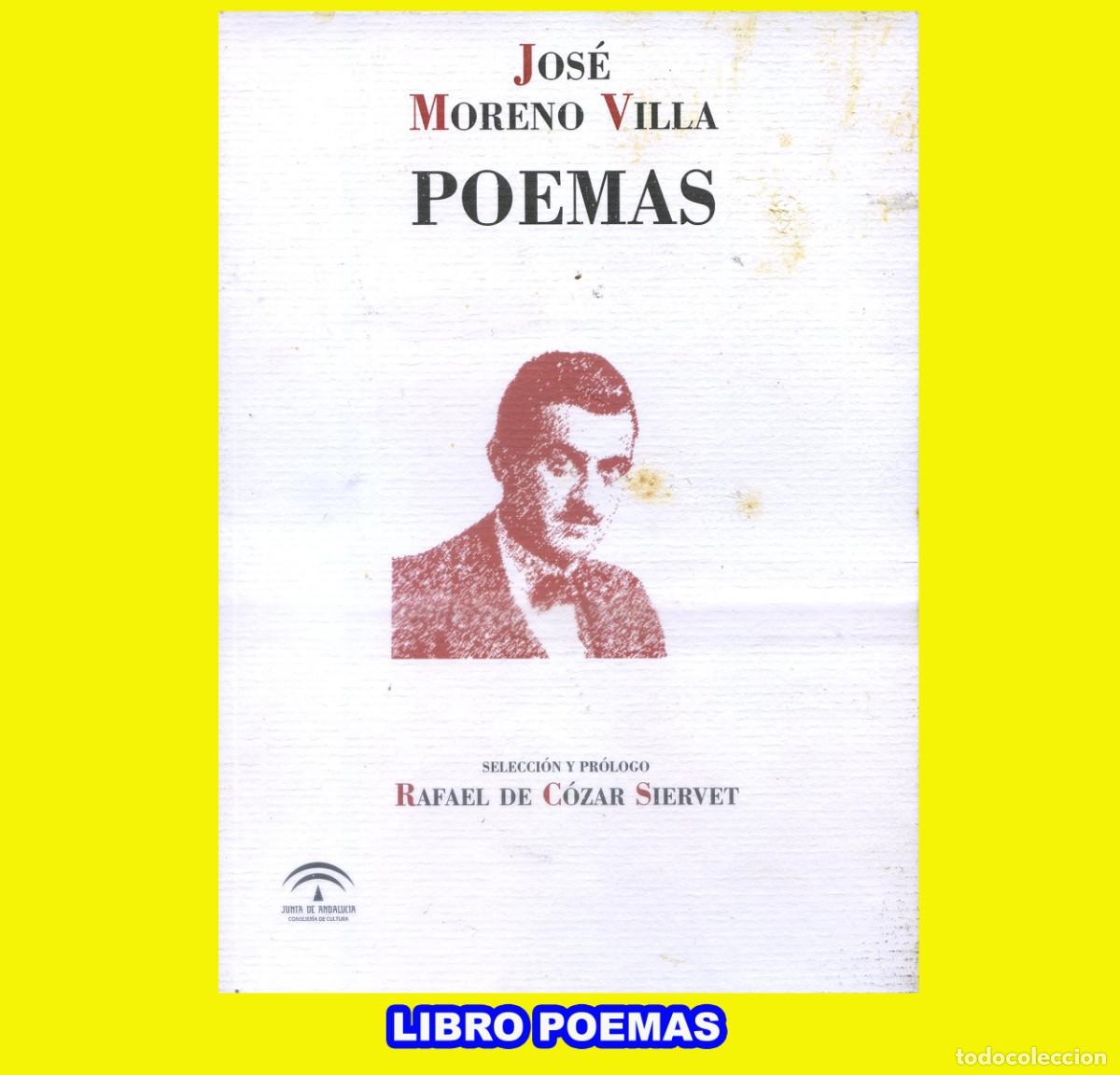 Segunda mano: LIBRO POEMAS JOSE MORENO VILLA - Foto 1