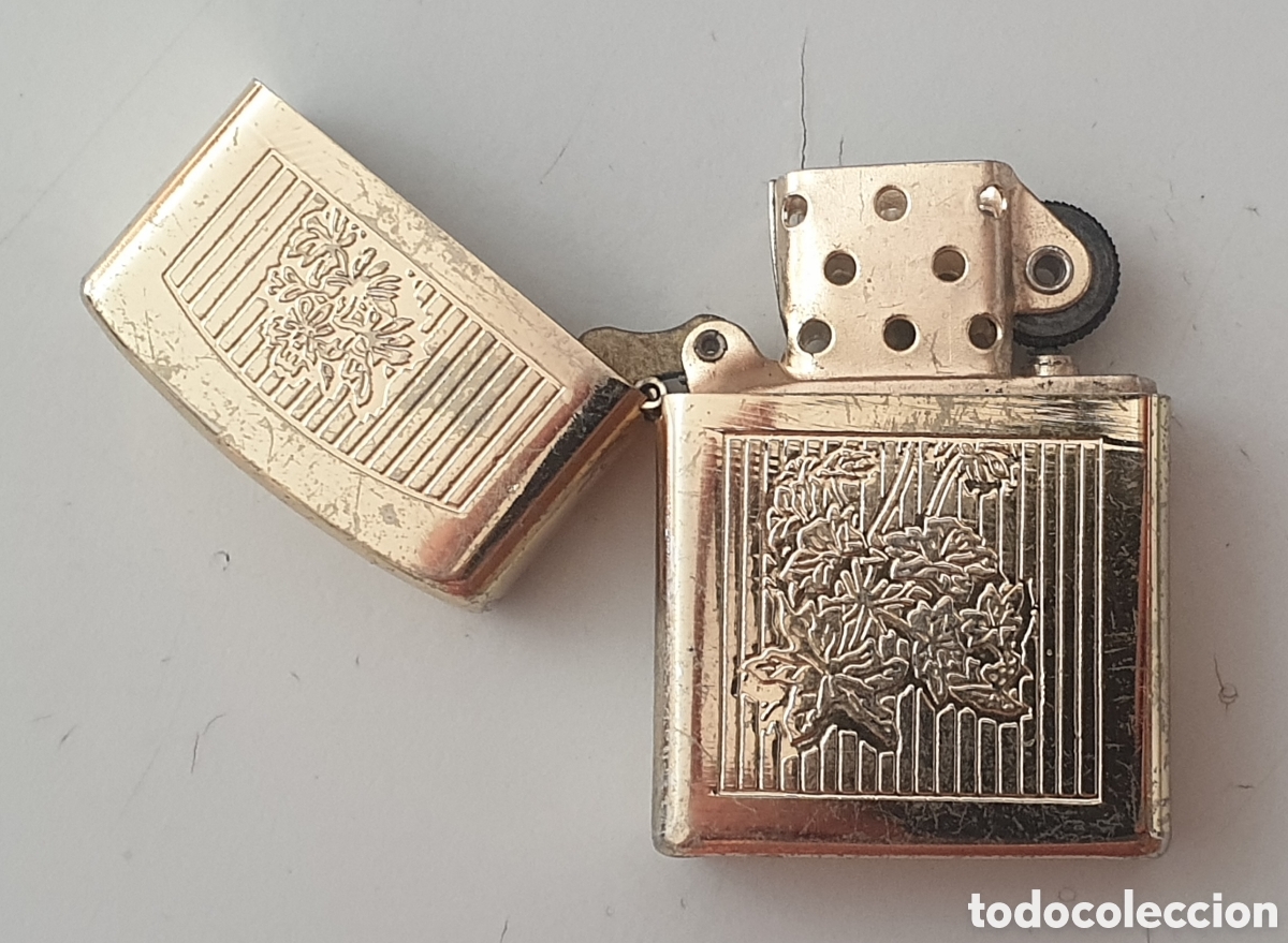 Segunda mano: ANTIGUO MECHERO ENCENDEDOR CHAMP TIPO ZIPPO - Foto 4