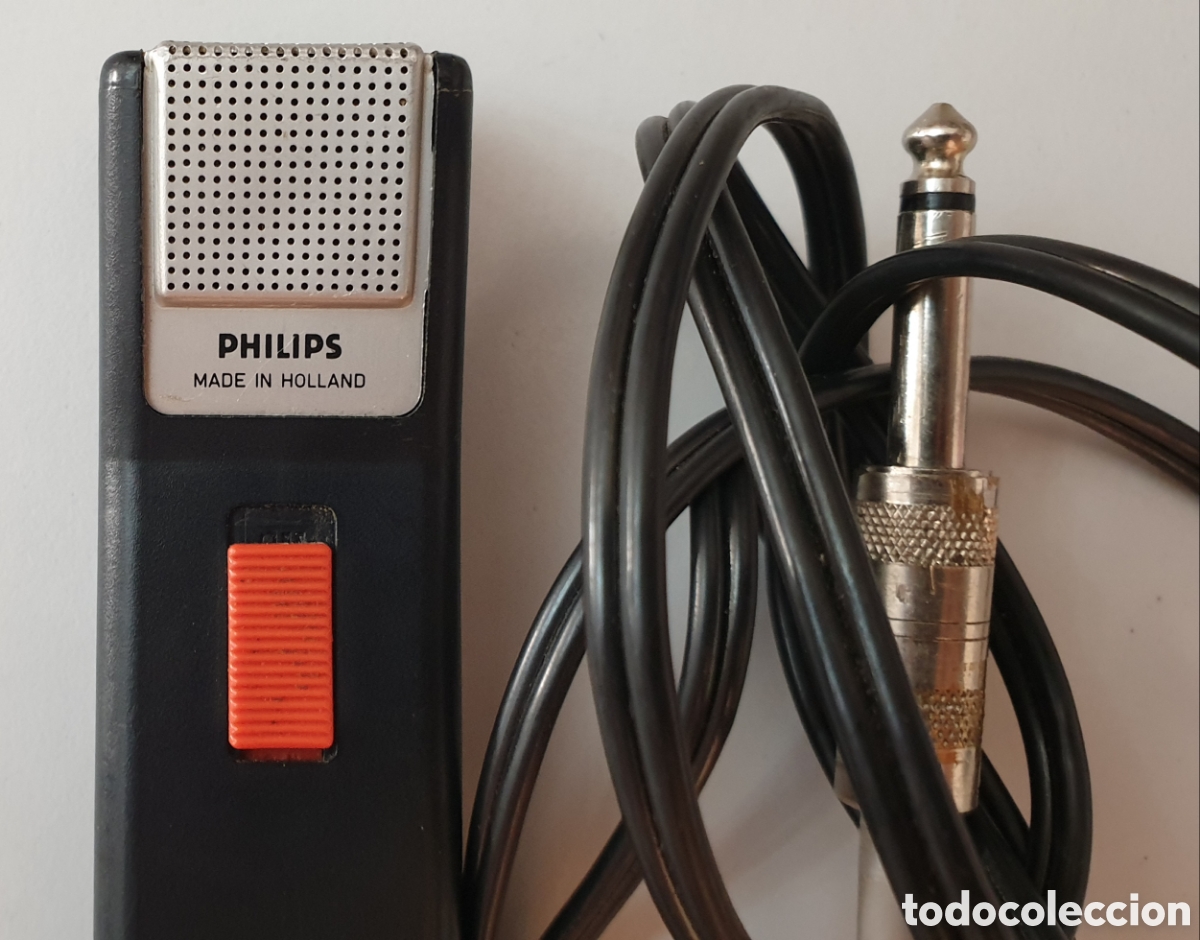 Segunda mano: MICROFONO MIKROFON MIC PHILIPS N8200 HOLANDA 1970s - Foto 2