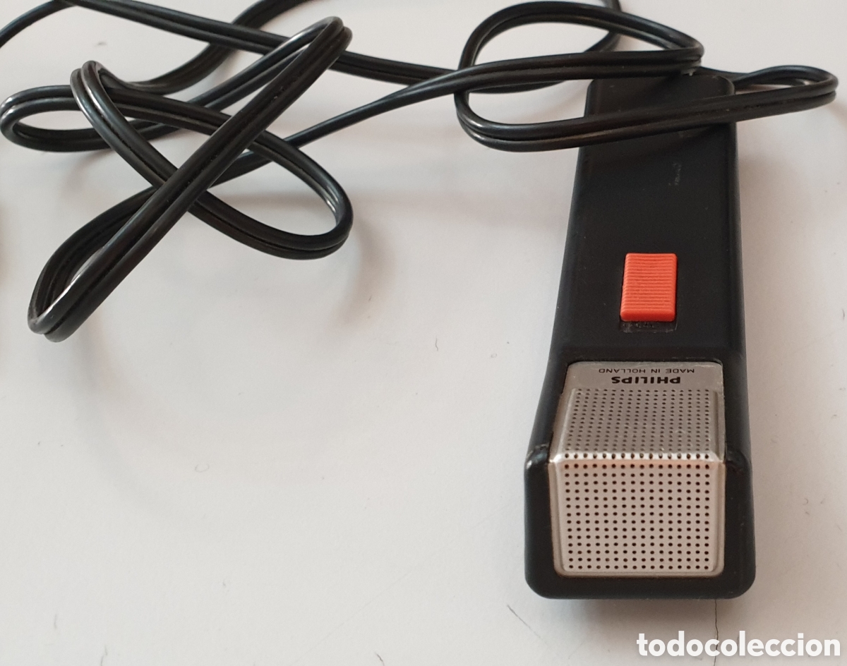 Segunda mano: MICROFONO MIKROFON MIC PHILIPS N8200 HOLANDA 1970s - Foto 3