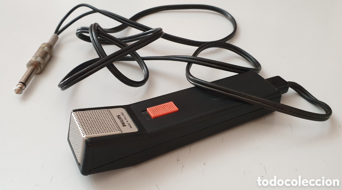 Segunda mano: MICROFONO MIKROFON MIC PHILIPS N8200 HOLANDA 1970s - Foto 4