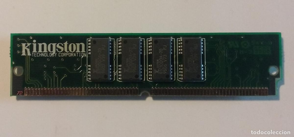 Segunda mano: M&oacute;dulo de memoria SIMM Kingston KTM-0128. 4MB 72 Pin - Foto 1