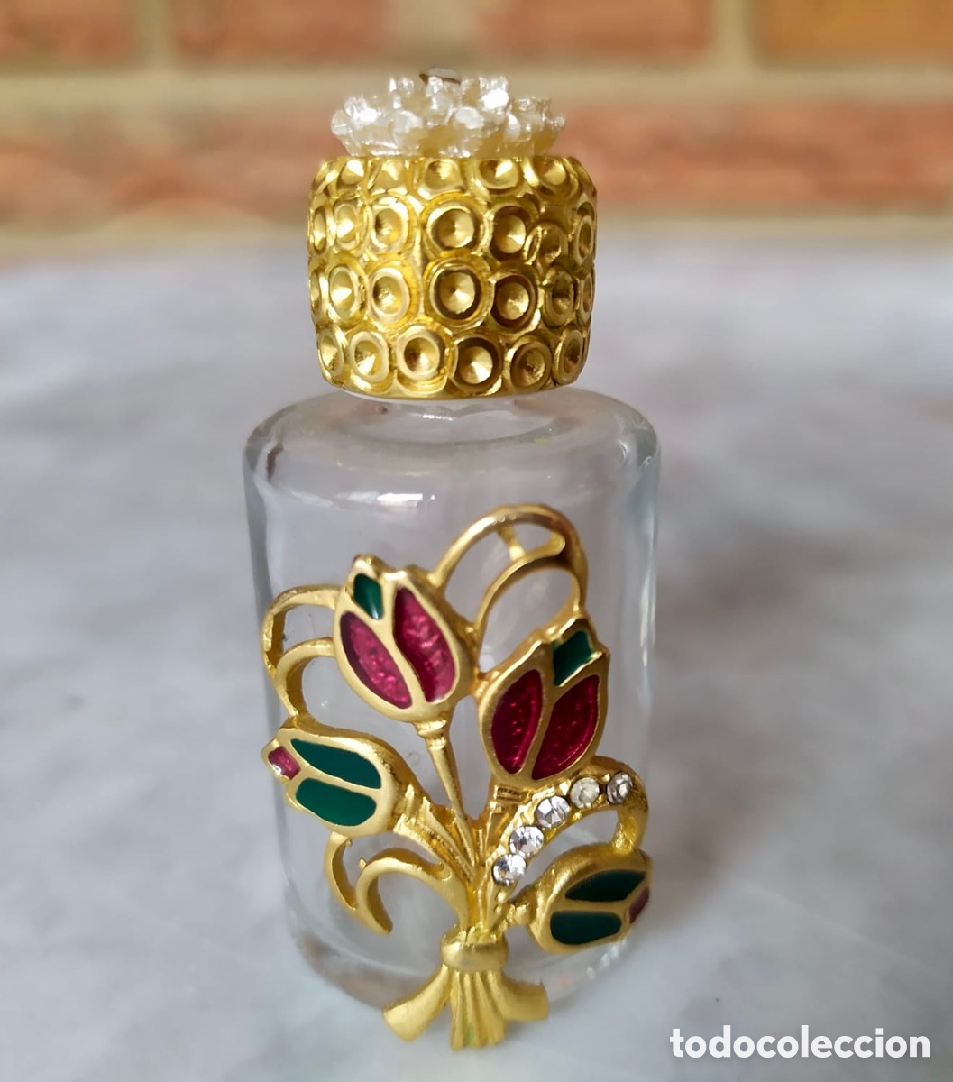 Segunda mano: 3 perfumadores de cristal miniatura - Foto 2