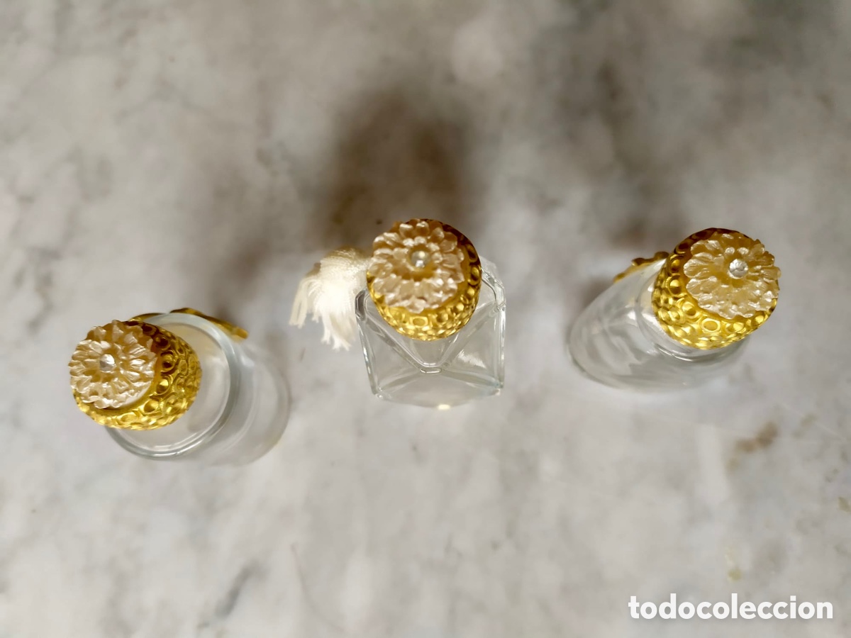 Segunda mano: 3 perfumadores de cristal miniatura - Foto 5