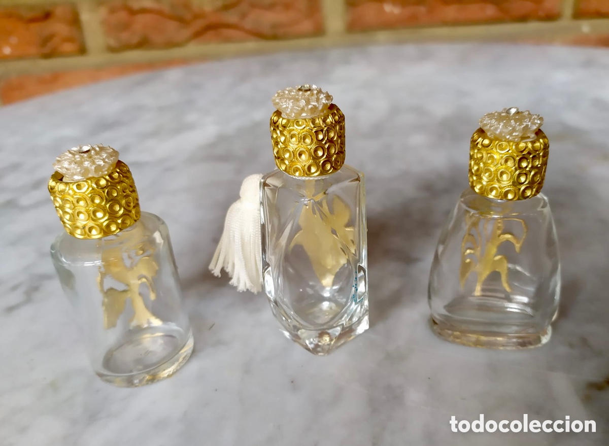 Segunda mano: 3 perfumadores de cristal miniatura - Foto 7