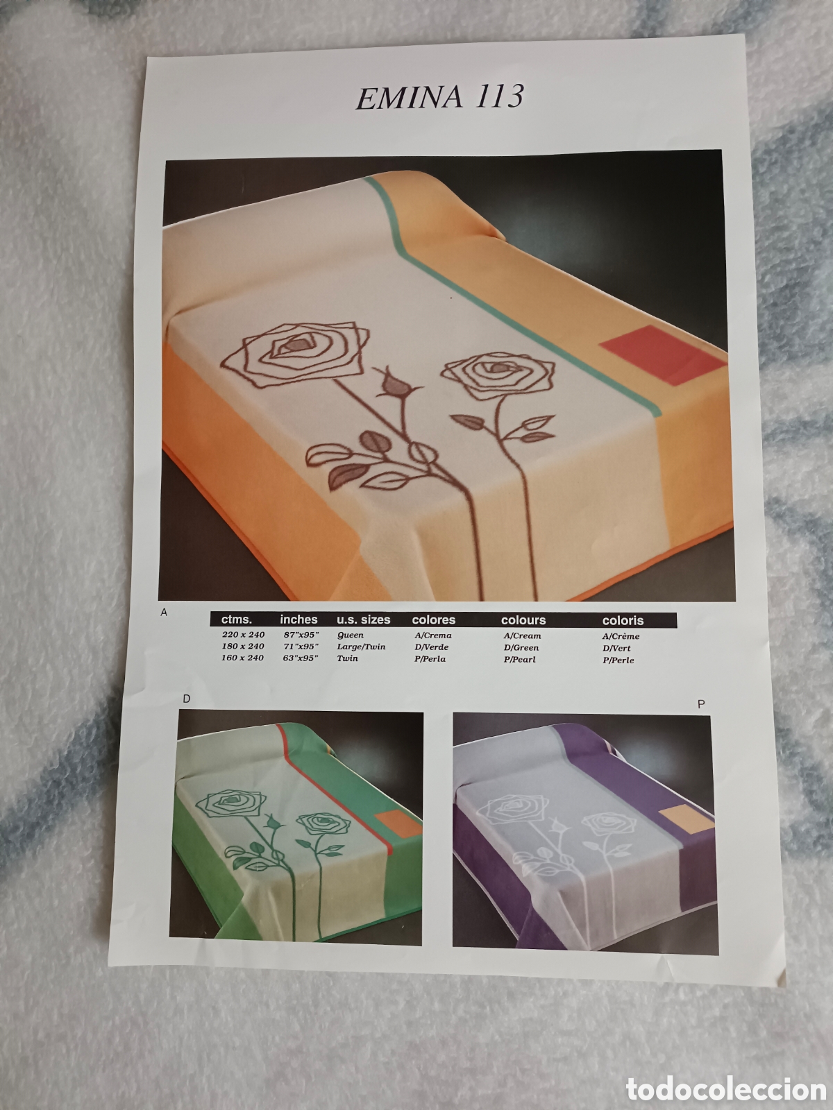 Segunda mano: Manta matrimonio Paduana - Foto 3