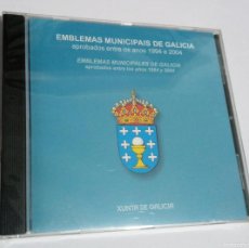 Segunda Mano: CD-ROM. EMBLEMAS MUNICIPAIS DE GALICIA APROBADOS ENTRE OS ANOS 1994 E 2004. Lote 377381894