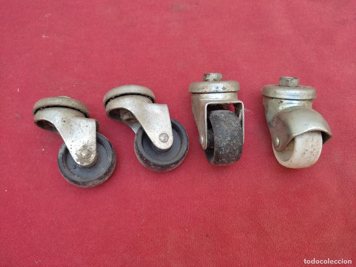 Segunda mano: 5 ruedas de recambio de muebles vintage - Foto 3
