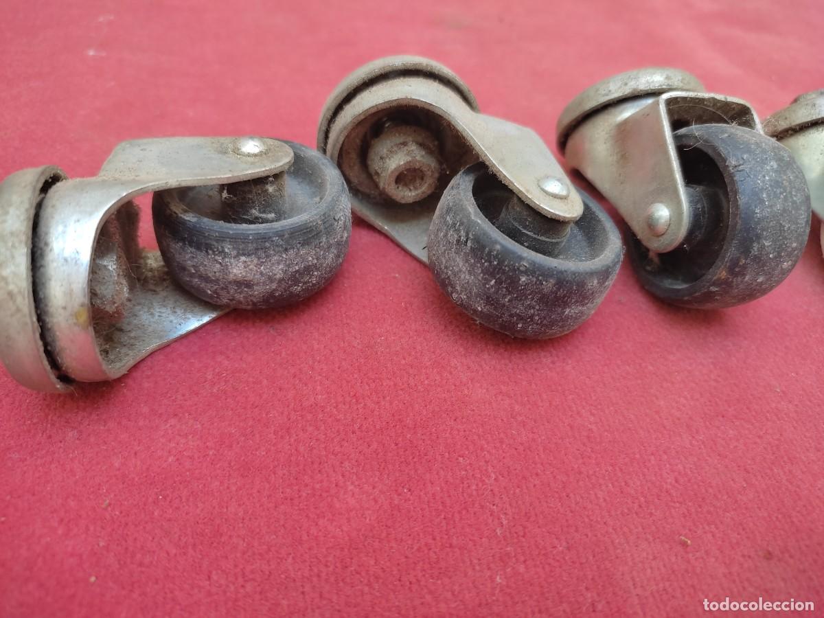 Segunda mano: 5 ruedas de recambio de muebles vintage - Foto 5