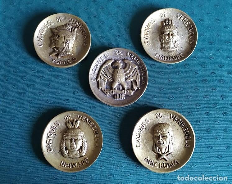 Segunda mano: 5 PLATOS DECORACI&Oacute;N DE BRONCE - Foto 1