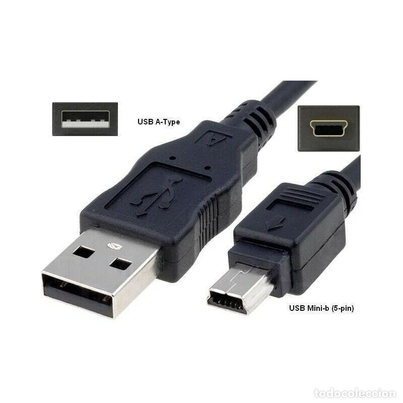 Segunda mano: Cable datos USB-MiniUSB para PSP, tablets y algunos tel&eacute;fonos m&oacute;viles - Foto 1