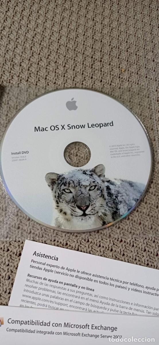 Segunda mano: SOFTWARE ORIGINAL MAC OS X SNOW LEOPARD 10.6.3 y 10.5 - Foto 6