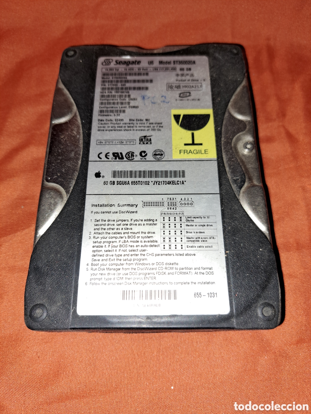 disco duro 60 modelo st360020a - Compra venta en todocoleccion