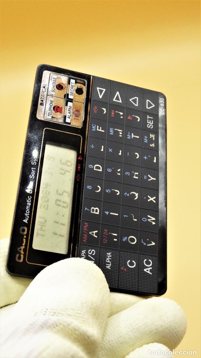 Segunda mano: Calculadora Casio data-cal DC-830 BK. Calculadora - Foto 2
