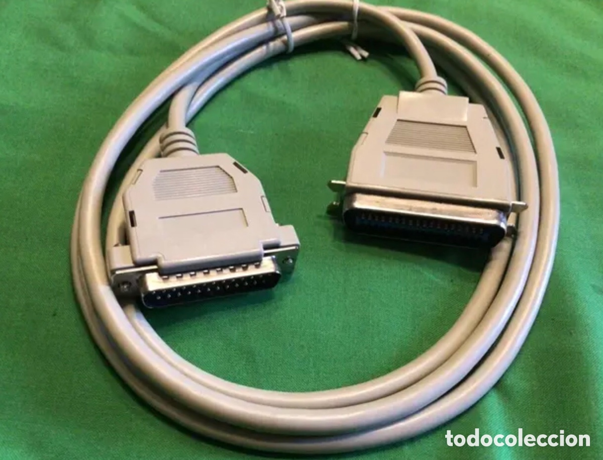 Segunda mano: CABLE PARALELO MACHO A CENTR&Oacute;NICS - Foto 1