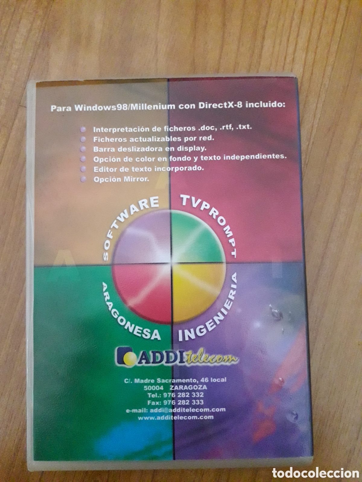 Segunda mano: CD SOFTWARE TVPROMPT V.1.1. TELEPRONTER - Foto 2