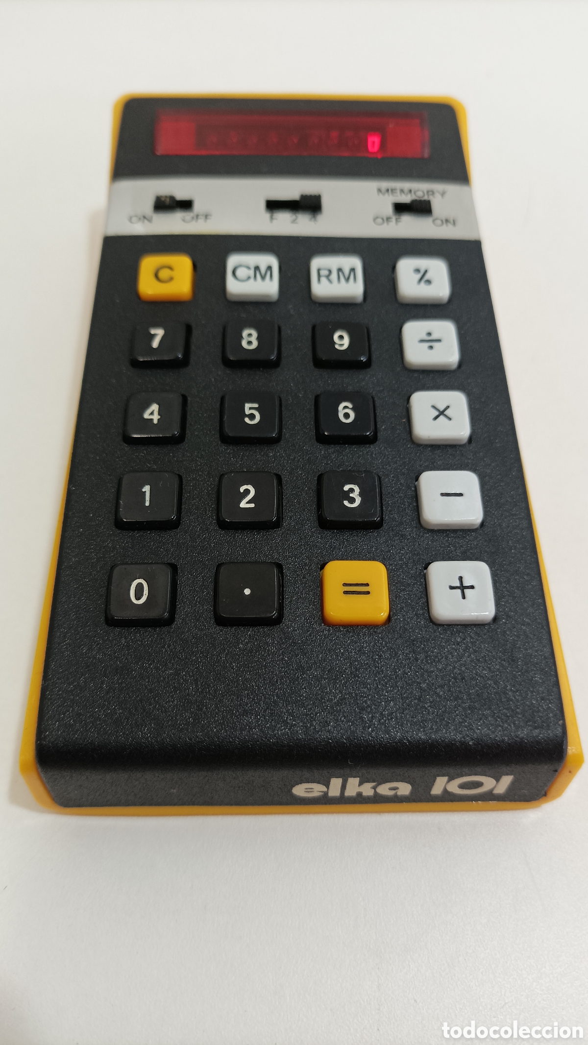 Segunda mano: Calculadora el&eacute;ctrica antigua ELCA 101 - Foto 3
