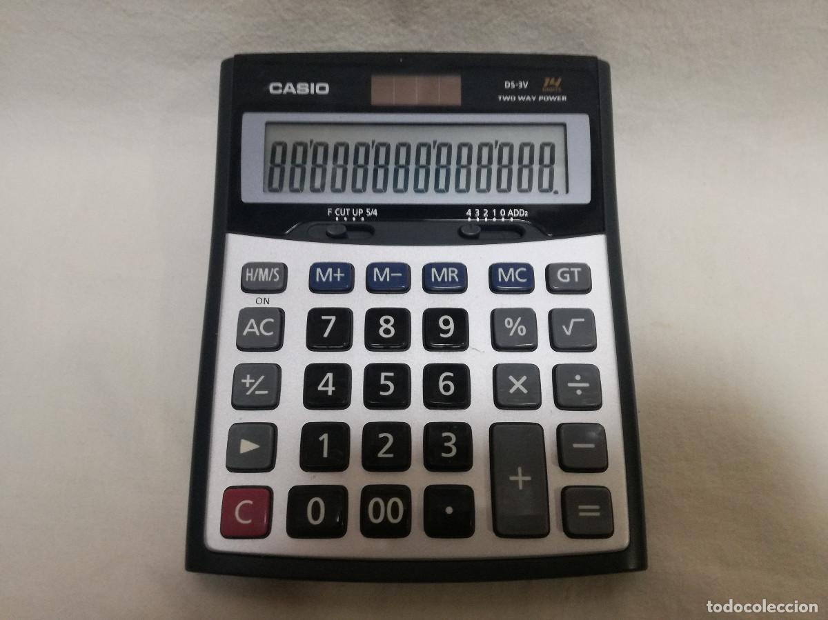 Segunda mano: CALCULADORA SOLAR - CASIO DS-3V (FUNCIONANDO) - Foto 1
