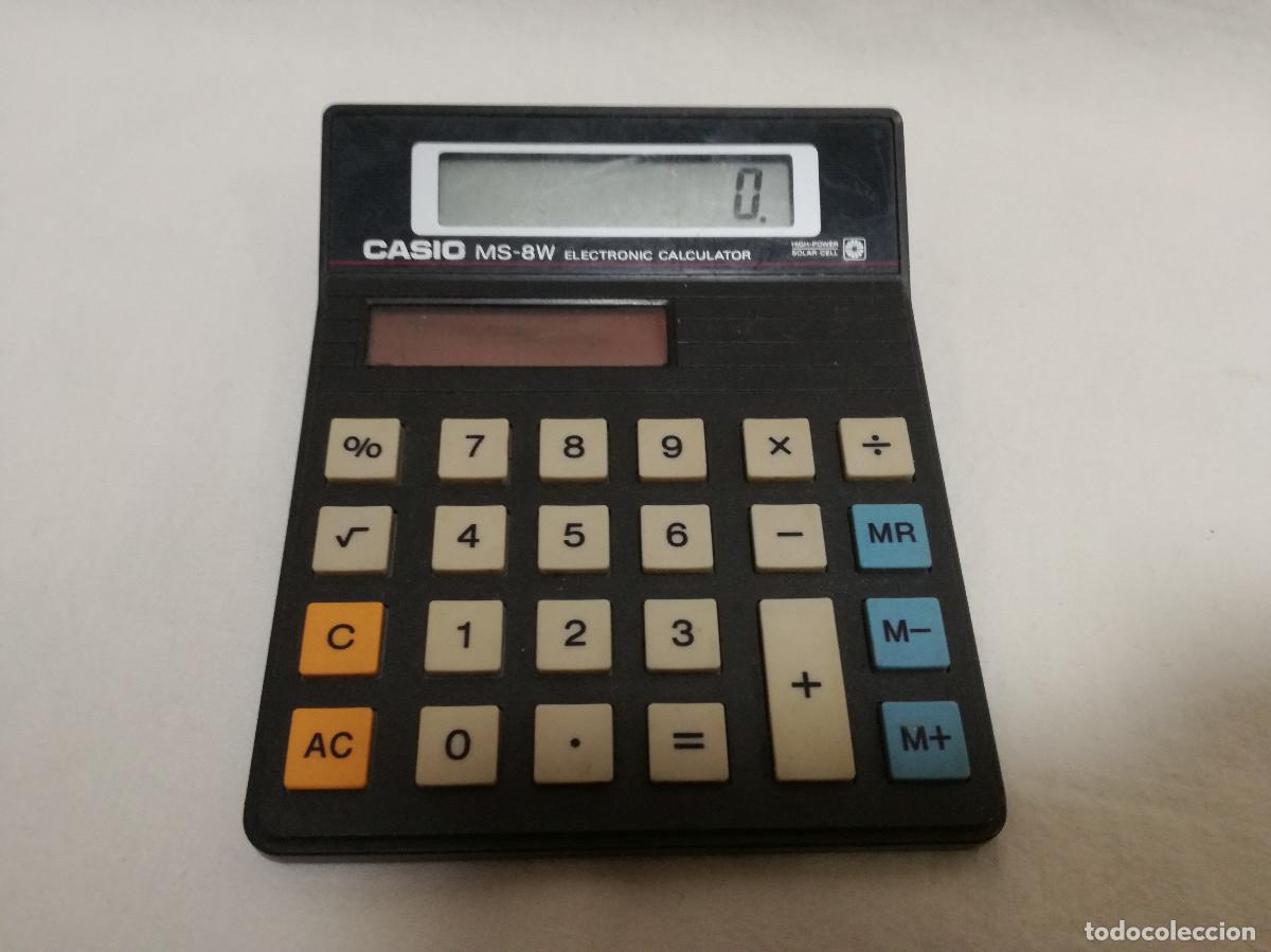 Segunda mano: CALCULADORA SOLAR - CASIO MS-8W (FUNCIONANDO) - Foto 1
