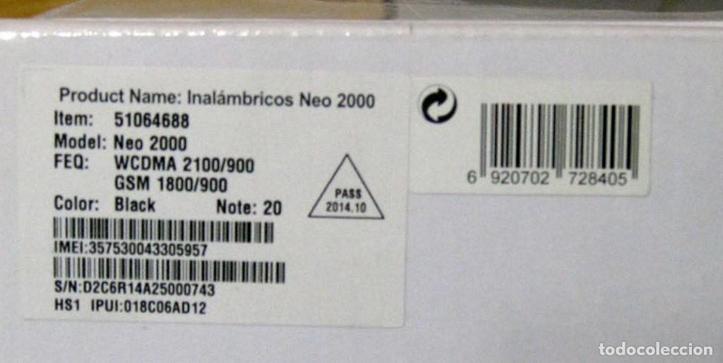 Segunda mano: Tel&eacute;fono Inal&aacute;mbrico NEO 2000 Huawei Vodafone - Foto 5