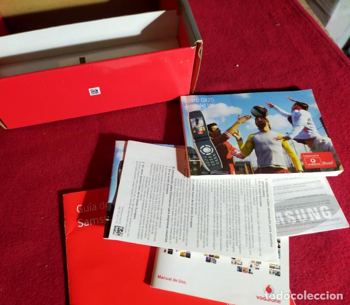 Segunda mano: Caja Vacia y libreto usuario - SHARP GX25 - vodafone - Foto 3