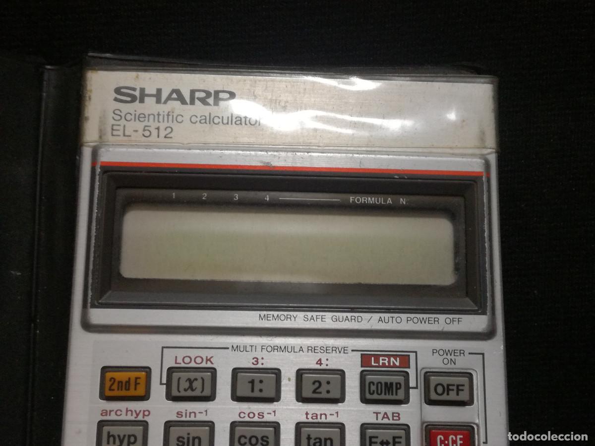 Segunda mano: CALCULADORA CIENTIFICA - SHARP EL-512 (FUNCIONANDO) - Foto 2