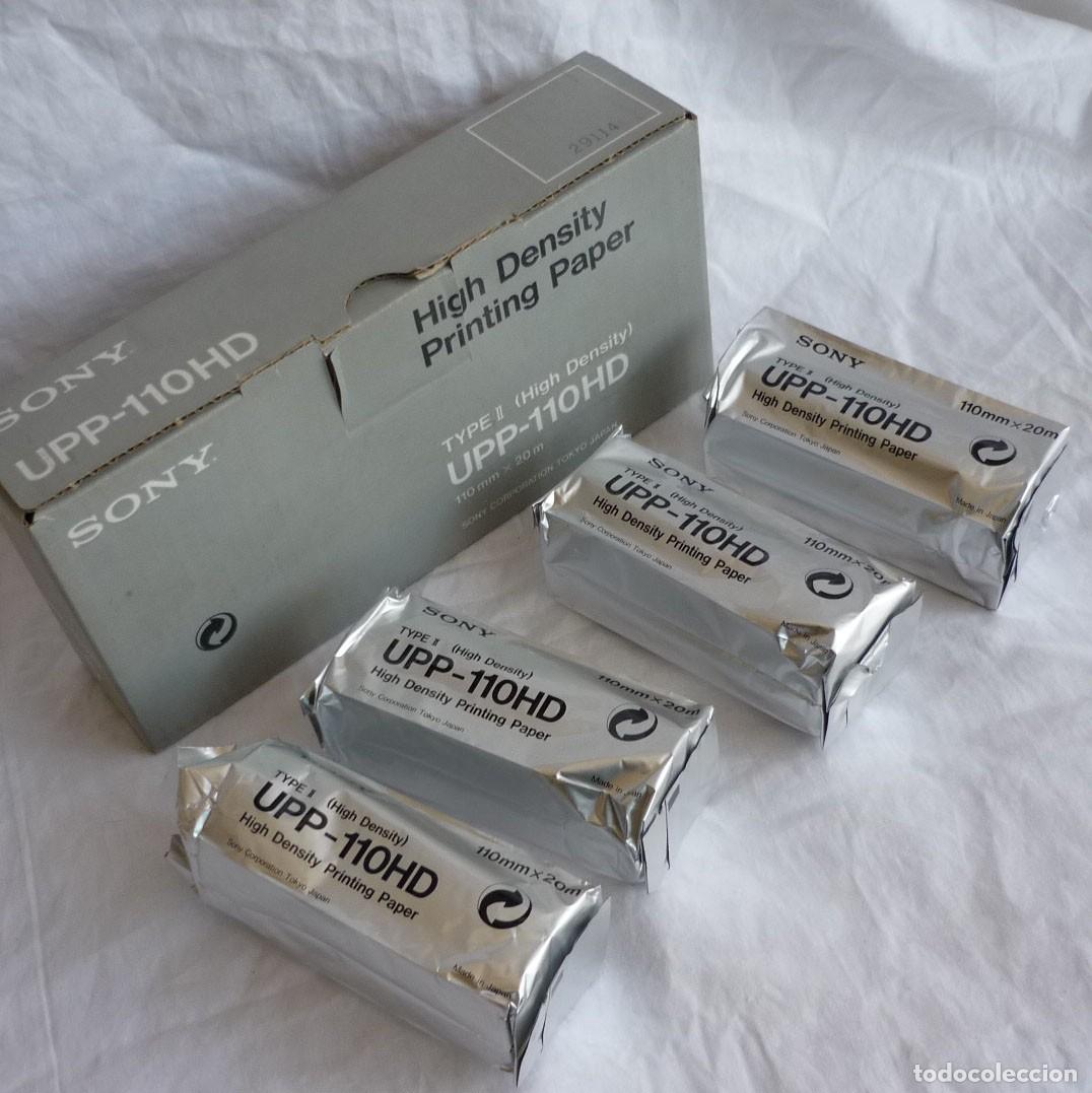 Segunda mano: 4 rollos de papel de impresora Sony UPP-110HD - Foto 1