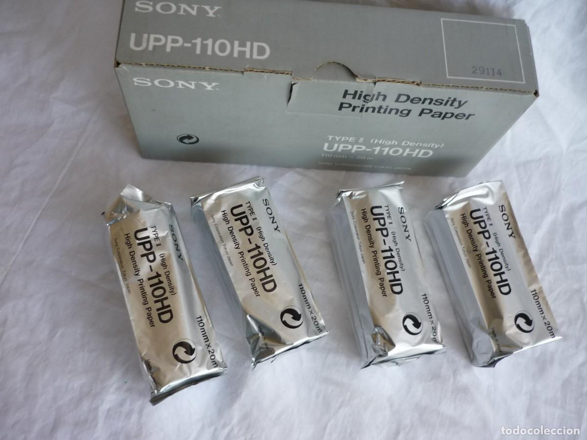 Segunda mano: 4 rollos de papel de impresora Sony UPP-110HD - Foto 2