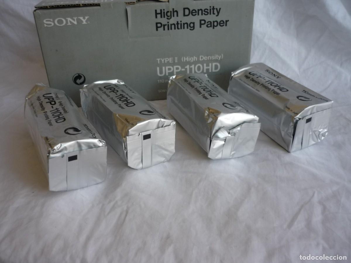 Segunda mano: 4 rollos de papel de impresora Sony UPP-110HD - Foto 3