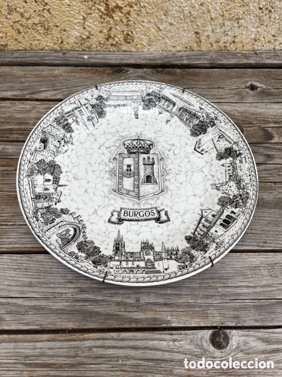Segunda mano: G BURGOS. Plato decorativo. - Foto 2