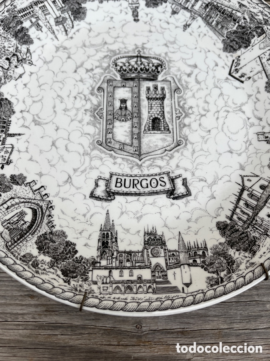 Segunda mano: G BURGOS. Plato decorativo. - Foto 3