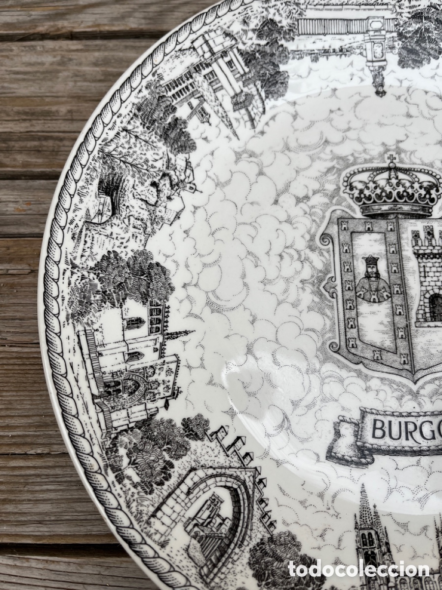 Segunda mano: G BURGOS. Plato decorativo. - Foto 4