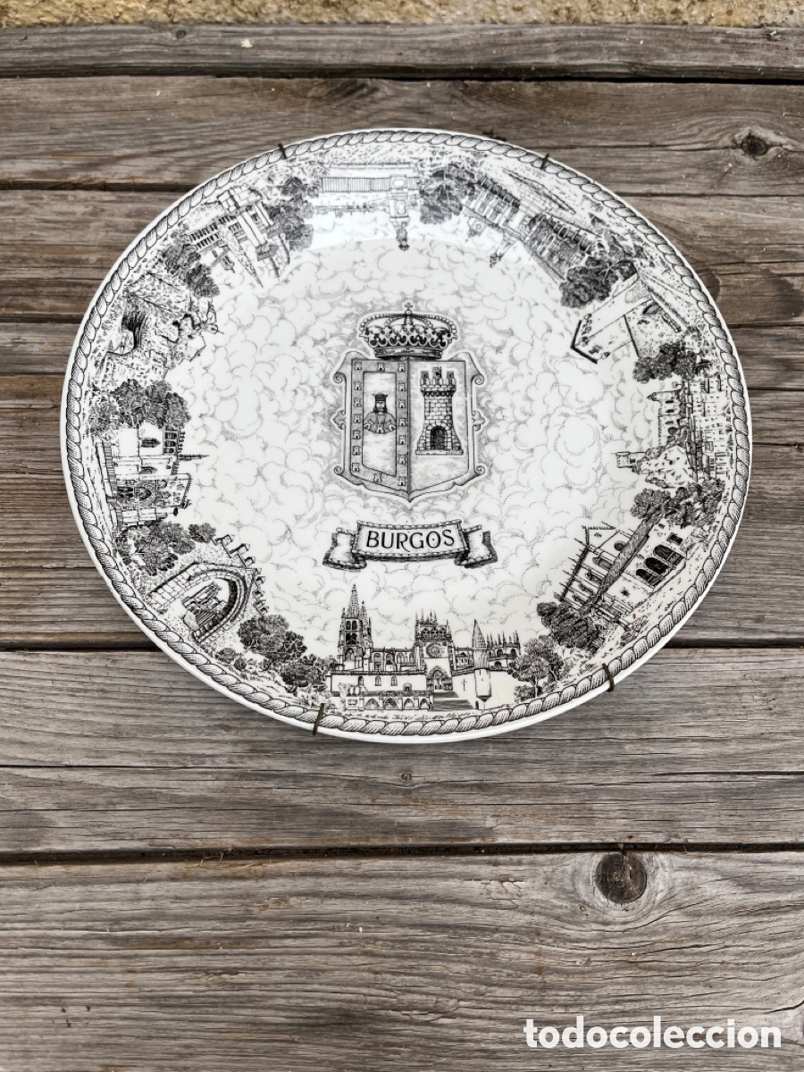 Segunda mano: G BURGOS. Plato decorativo. - Foto 1