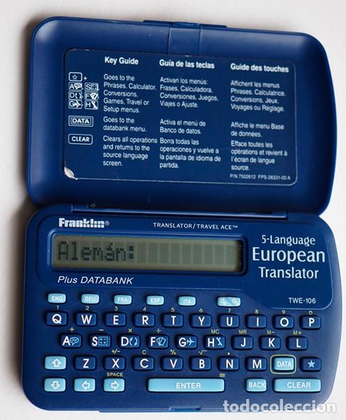 Segunda mano: Traductor digital a 5 idiomas europeos. Franklin - Foto 2
