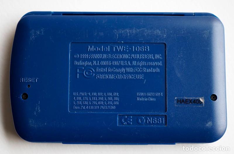 Segunda mano: Traductor digital a 5 idiomas europeos. Franklin - Foto 4