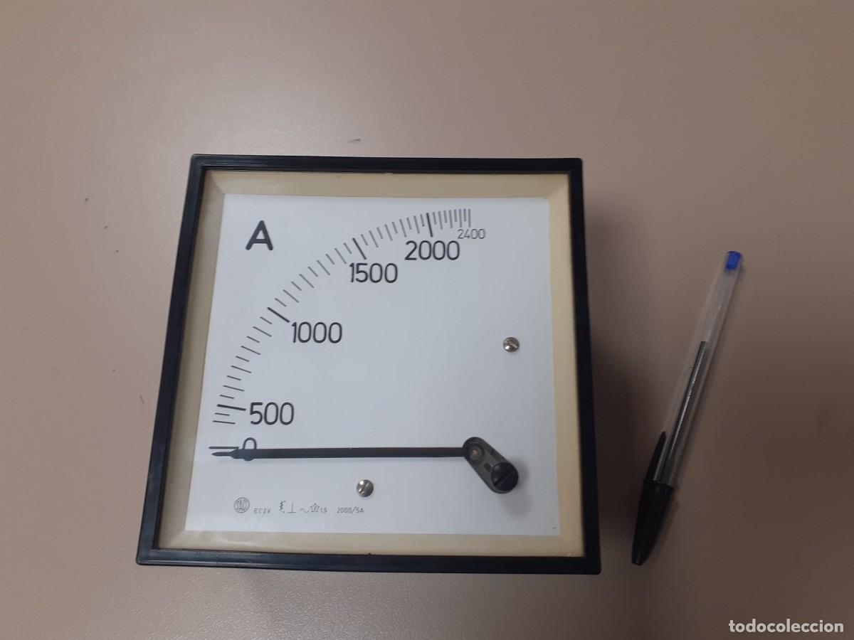 Segunda mano: AMPERIMETRO DE GRANDES DIMENSIONES - Foto 2