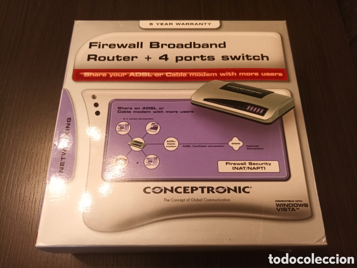 Segunda mano: Router Switch CONCEPTRONIC - Foto 7