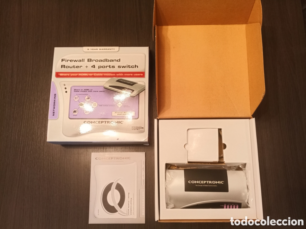 Segunda mano: Router Switch CONCEPTRONIC - Foto 2