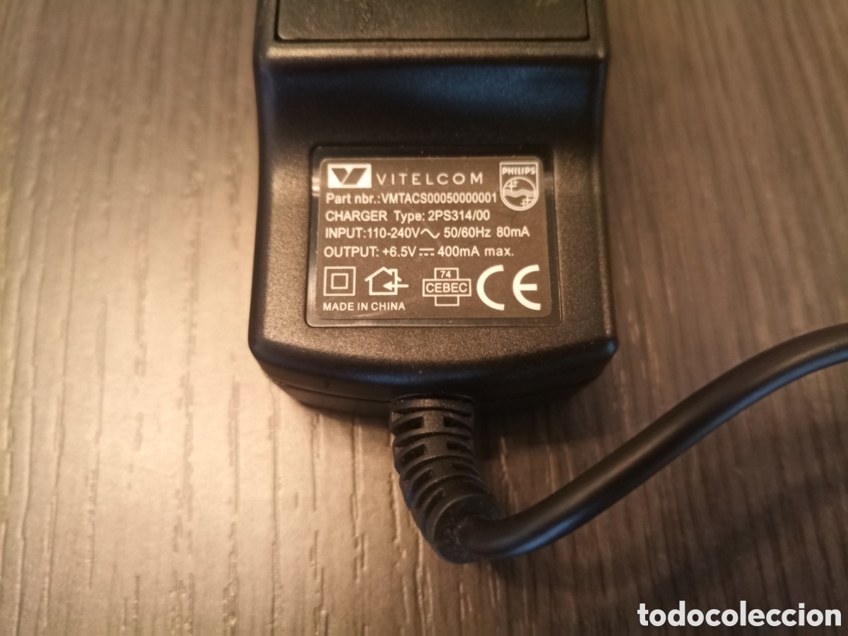 Segunda mano: Cargador / Adaptador/ Transformador VITELCOM (6.5V) - Foto 4
