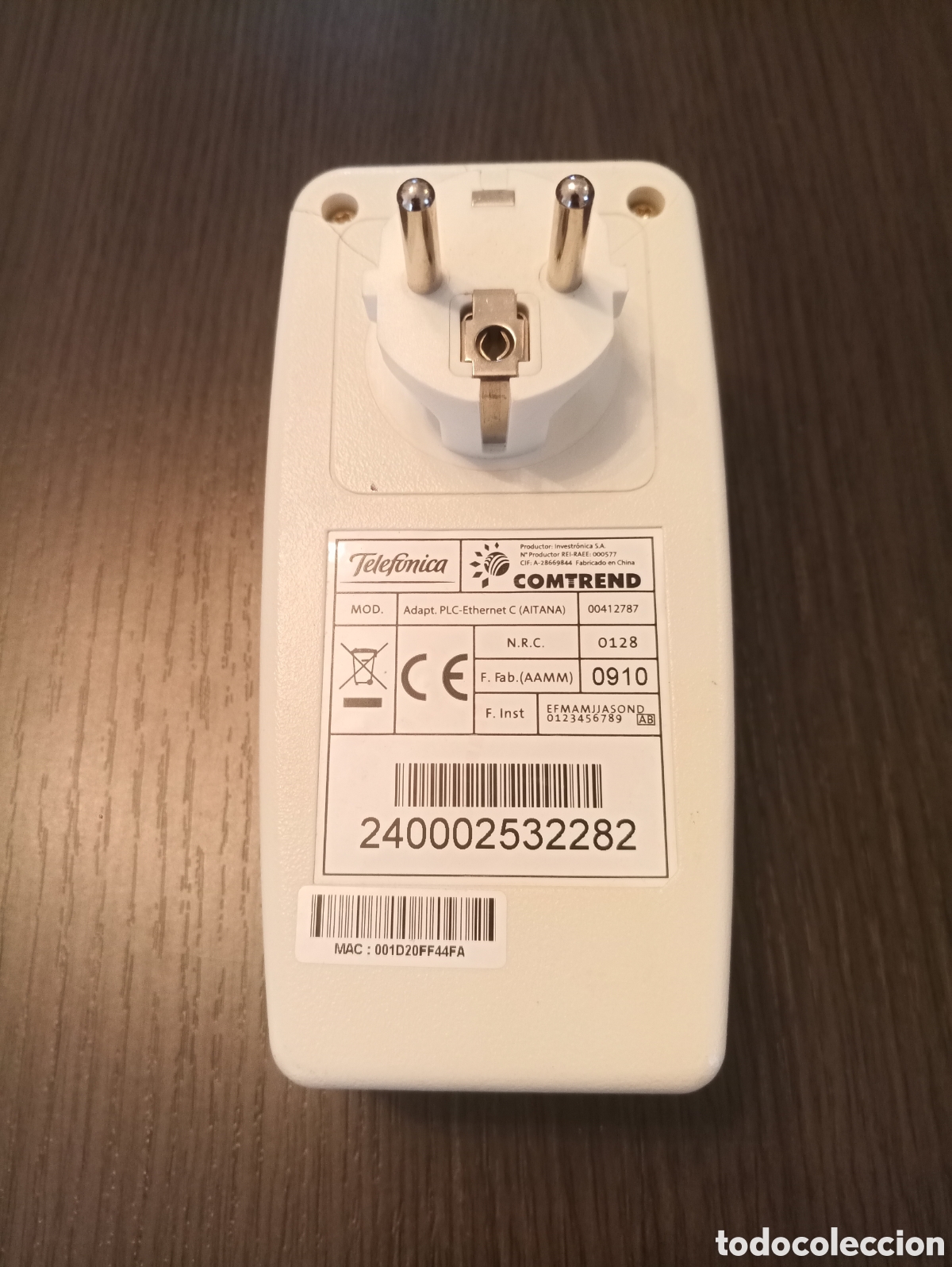 Segunda mano: Adaptador PLC ETHERNET TELEFONICA - Foto 4