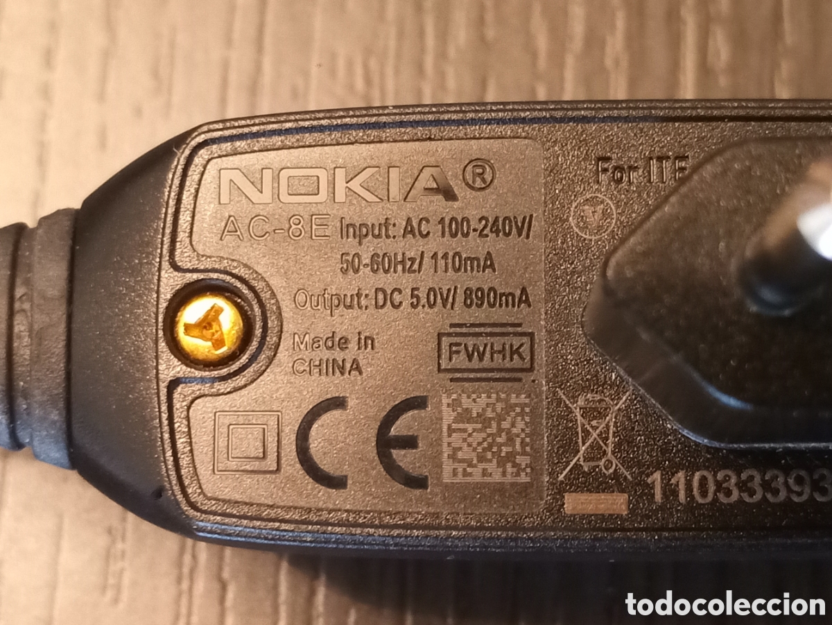 Segunda mano: Antiguo CARGADOR de Movil NOKIA - Foto 4
