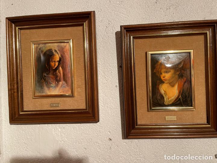 Segunda mano: LOTE 2 CUADROS DE ESMALTE SUPER OFERTA - Foto 1